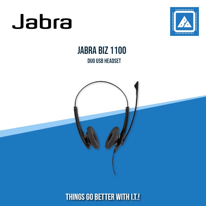 JABRA BIZ 1100 DUO USB HEADSET JABRA BIZ 1100 DUO USB HEADSET